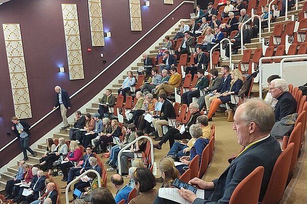 Scottish Liberal Democrats sitting in auditorium during debate